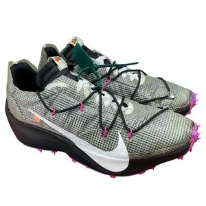 Womens Nike Vapor Street Off-White sneakers. White/Black/Fuchsia. Size 14.